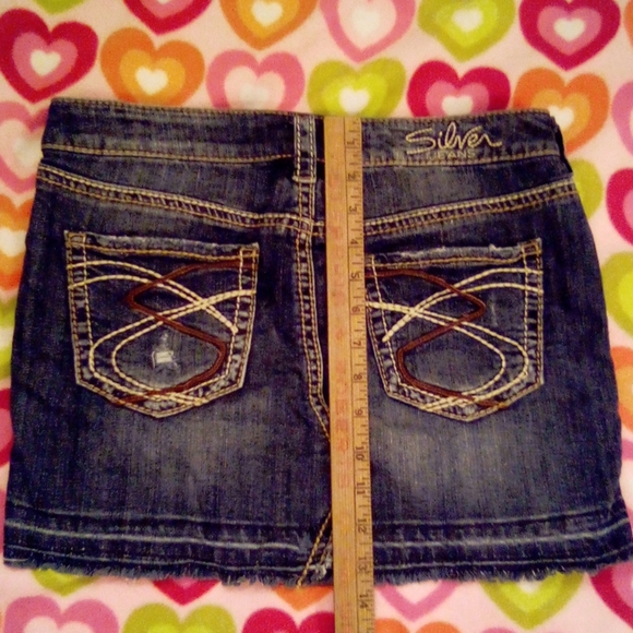 Silver Jeans Mini Skirt - Picture 3 of 8